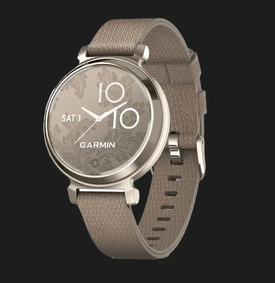 Garmin Lily 2 Classic Cream Gold with Coffee Nylon Band