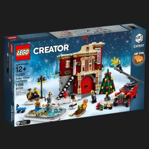 Конструктор LEGO Creator Пожежна частина в зимовому селі (10263)