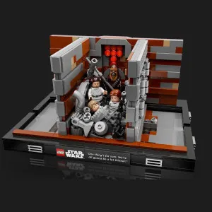 Конструктор LEGO Star Wars Діорама «Ущільнювач сміття на Зірці Смерті» (75339)
