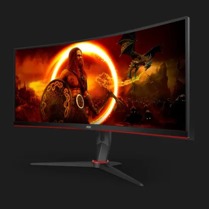 Игровой монитор AOC 34" CU34G2XP/BK VA 180hz (Global) в Самборе