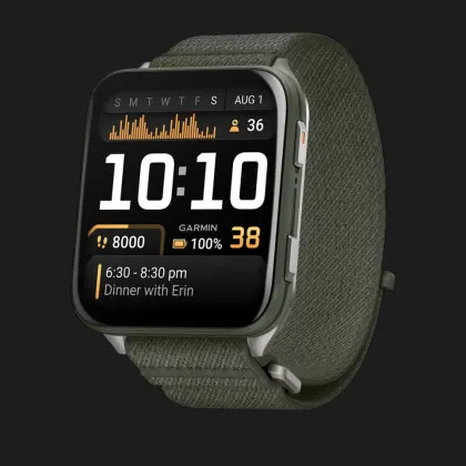 Garmin Venu X1 Moss with Titanium Caseback and Moss ComfortFit Nylon Band (010-02980-01/03) у Запоріжжі