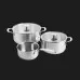 Набір посуду KitchenAid, 5 предметів, 16/20/24 см, 1,5/3,1/4,8 л