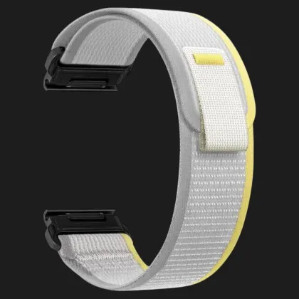 Ремінець Nylon Strap для Garmin 22 mm (Beige/Yellow) в Ковелі