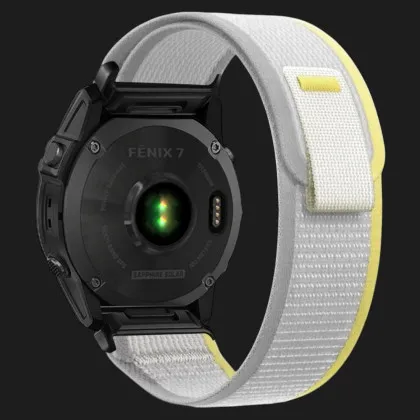 Ремінець Nylon Strap для Garmin 22 mm (Beige/Yellow) в Ковелі