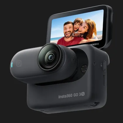 Экшн-камера Insta360 GO 3S 4K Standard Bundle 64GB (Midnight Black) в Стрыю