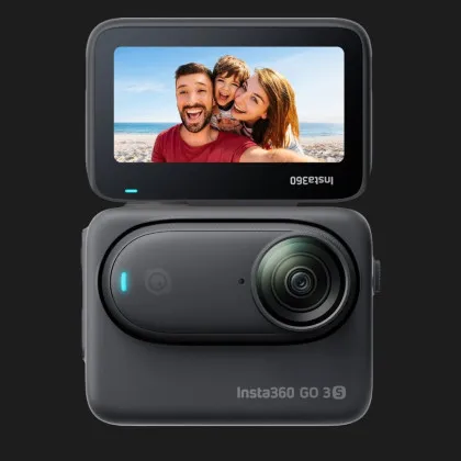 Экшн-камера Insta360 GO 3S 4K Standard Bundle 64GB (Midnight Black) в Стрыю