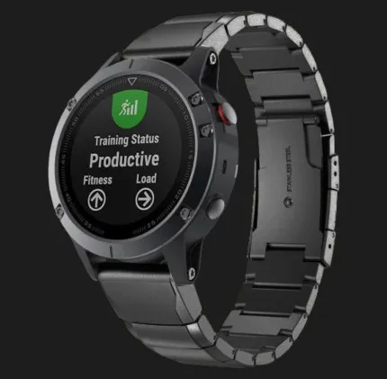 Ремешок Metal Strap для Garmin 22 mm (Black)