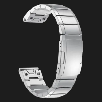 Ремінець Metal Strap для Garmin 26 mm (Silver) в Ковелі