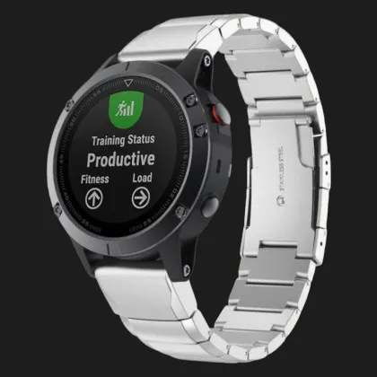 Ремінець Metal Strap для Garmin 26 mm (Silver) в Ковелі