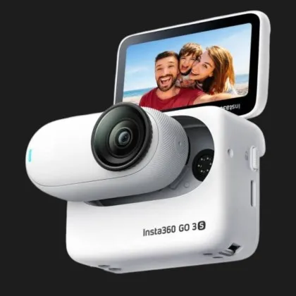Экшн-камера Insta360 GO 3S 4K Standard Bundle 128GB (Arctic White) в Стрыю