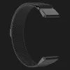 Ремешок Milanese Magnetic Strap для Garmin 20 mm (Black)