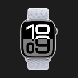 б/у Apple Watch Series 10 46mm Silver Aluminum Case with Blue Cloud Sport Loop (MWWN3) (Хорошее состояние)