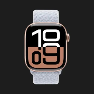 б/у Apple Watch Series 10 GPS 46mm Rose Gold Aluminum Case with Blue Cloud Sport Loop (Хорошее состояние)