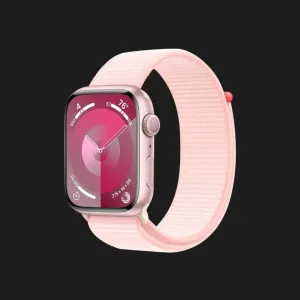 б/у Apple Watch Series 9 GPS 45mm Pink Aluminum Case with Light Pink Sport Loop (MR9J3) (Хорошее состояние)