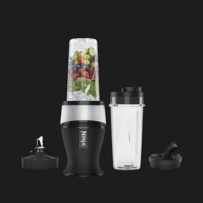 Блендер стаціонарний Ninja Personal Slim Blender & Smoothie Maker (Black/Silver) (UA)