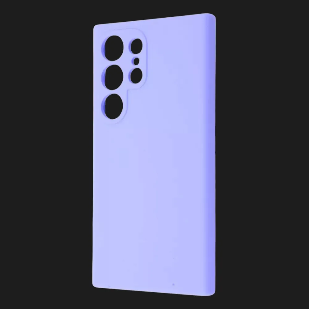 Чохол WAVE Full Silicone Cover для Samsung Galaxy S25 Ultra (Light Purple)