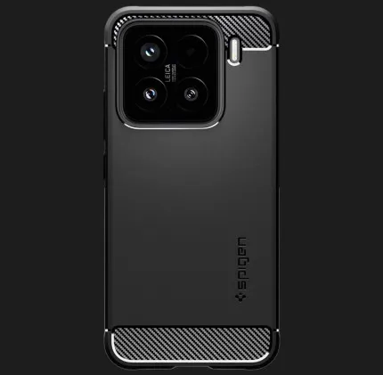 Чохол Spigen Rugged Armor для Xiaomi 15 (Matte Black)