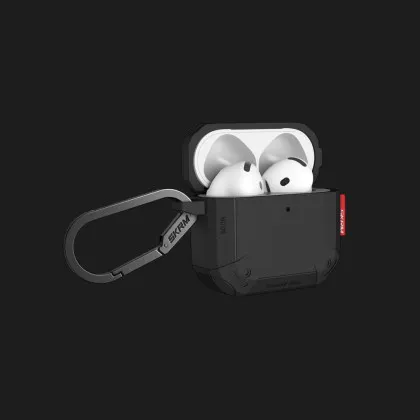 Чехол SkinArma MECHA для AirPods 4 (Black)