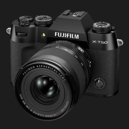 Цифровий фотоапарат Fujifilm X-T50 Kit 16-50mm f/2,8-4,8R LM WR (Black) (16828478) (Standard) в Ковелі