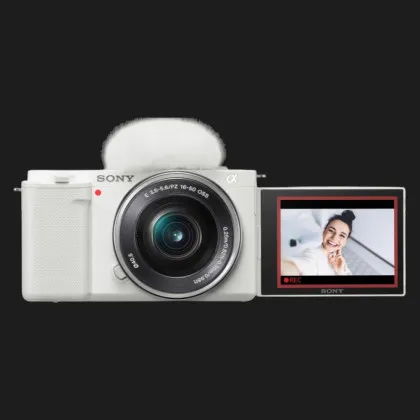 Цифровий фотоапарат Sony ZV-E10 Kit 16-50mm (White) (ILCZVE10LW.CEC) (Standard)