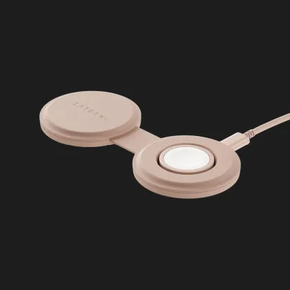 Безпровідна зарядка Satechi OntheGo 2-in-1 (Desert Rose) (ST-QTG21R) в Дрогобичі