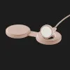 Безпровідна зарядка Satechi OntheGo 2-in-1 (Desert Rose) (ST-QTG21R)
