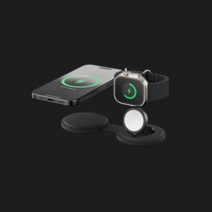 Безпровідна зарядка Satechi OntheGo 2-in-1 (Black) (ST-QTG21K) в Дрогобичі