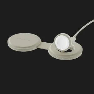 Безпровідна зарядка Satechi OntheGo 2-in-1 (Sand) (ST-QTG21W) в Хмельницькому