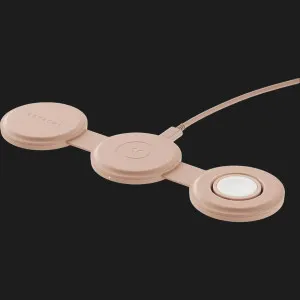 Безпровідна зарядка Satechi OntheGo 3-in-1 (Desert Rose) (ST-QTG31R) в Олександрії