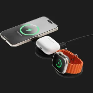 Безпровідна зарядка Satechi OntheGo 3-in-1 (Black) (ST-QTG31K) в Олександрії