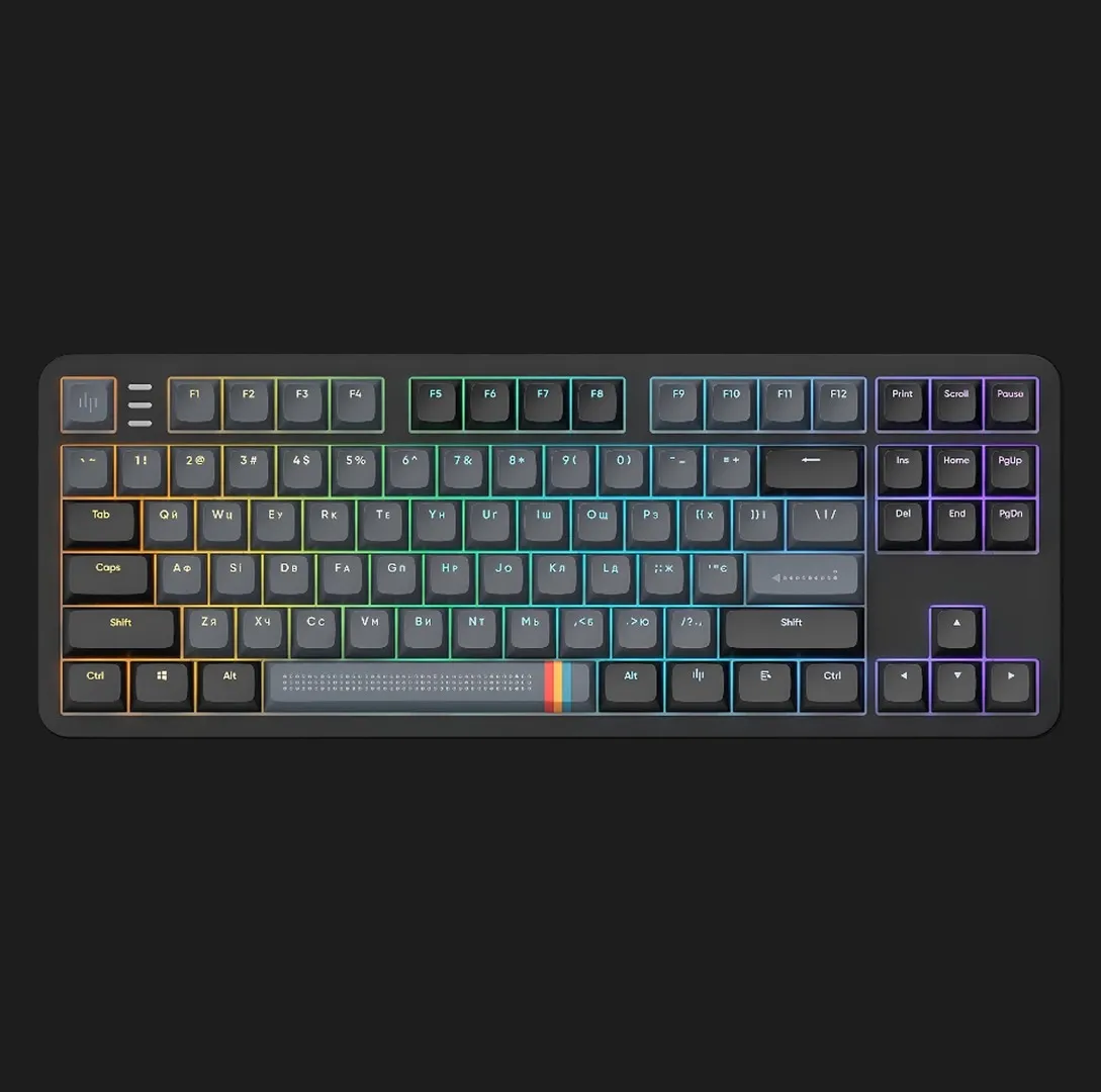Клавіатура ігрова Dark Project ALU87 Midnight ENG/UA (Black/Gray) (UA)