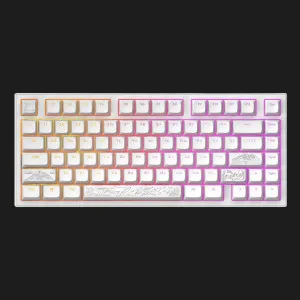 Клавіатура ігрова Dark Project ALU81 Terra Nostra ENG/UA (White) (UA)