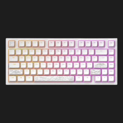 Клавіатура ігрова Dark Project ALU81 Terra Nostra ENG/UA (White) (UA)