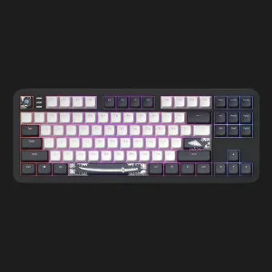 Клавіатура ігрова Dark Project ALU87 Bushido ENG/UA (Black/White) (UA)