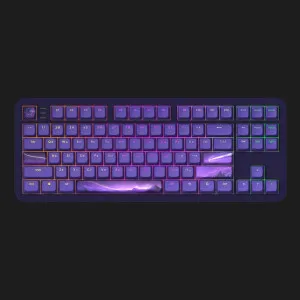 Клавіатура ігрова Dark Project ALU87 Celestial ENG/UA (Black/Dark Purple) (UA)
