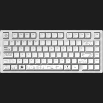 Клавіатура ігрова Dark Project ALU81 Terra Nova (White) (UA)