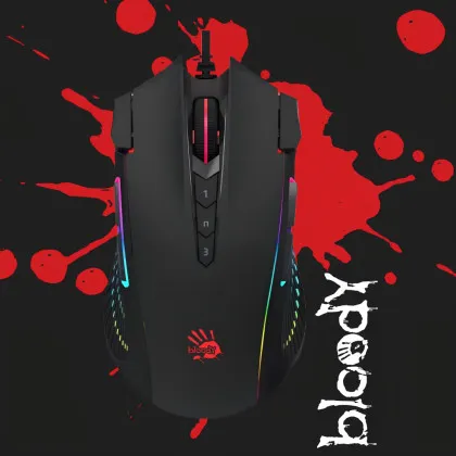 Ігрова миша Bloody J90s (Black) (UA)