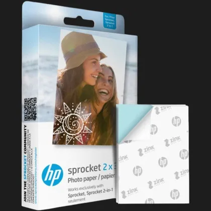 Фотопапір HP Sprocket Zink 2x3
