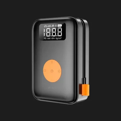 Автомобильный портативный компрессор WIWU Portable Cordless Tire inflator Wi-AI003 (Black)
