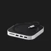 Підставка-док-станція Satechi Mac Mini M4 Stand & Hub with SSD Enclosure (Silver) (ST-GNMMES)