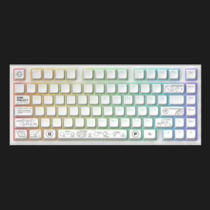Клавіатура ігрова Dark Project ALU81 Terra Nova (White) (UA)