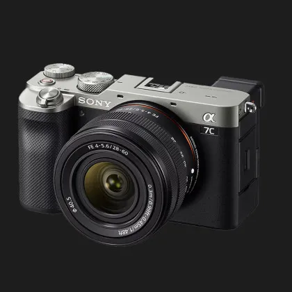 Цифровий фотоапарат Sony Alpha A7C kit 28-60 mm (Silver) (ILCE7CLS) (Standard) в Ковелі