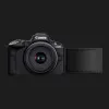 Цифровий фотоапарат Canon EOS R50 kit RF-S 18-45mm IS STM + RF-S 55-210mm IS STM (Black) (5811C034) (Standard)