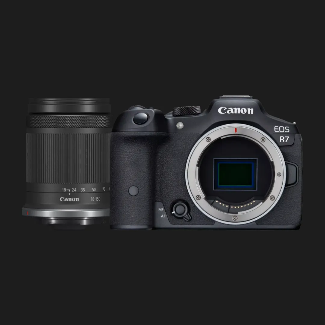 Цифровий фотоапарат Canon EOS R7 kit RF-S 18-150 IS STM (Black) (5137C015) (Standard)