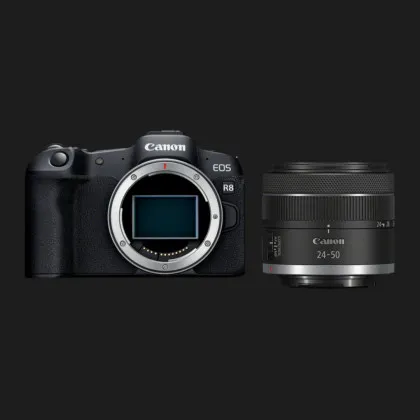 Цифровий фотоапарат Canon EOS R8 kit RF 24-50mm IS STM (Black) (5803C016) (Standard) в Ковелі