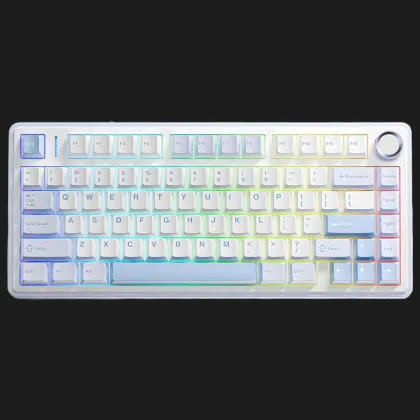 Клавиатура игровая AULA F75 Wireless (White/Blue)