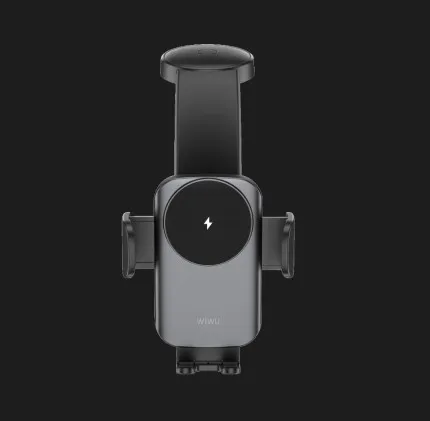 Автотримач WIWU Universal Automatic Wireless Car Charger СН-322 (Black)