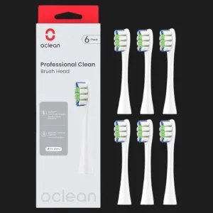 Насадка для зубної щітки Oclean P1C1 W06 Professional Clean Brush Head (White) в Хмельницькому
