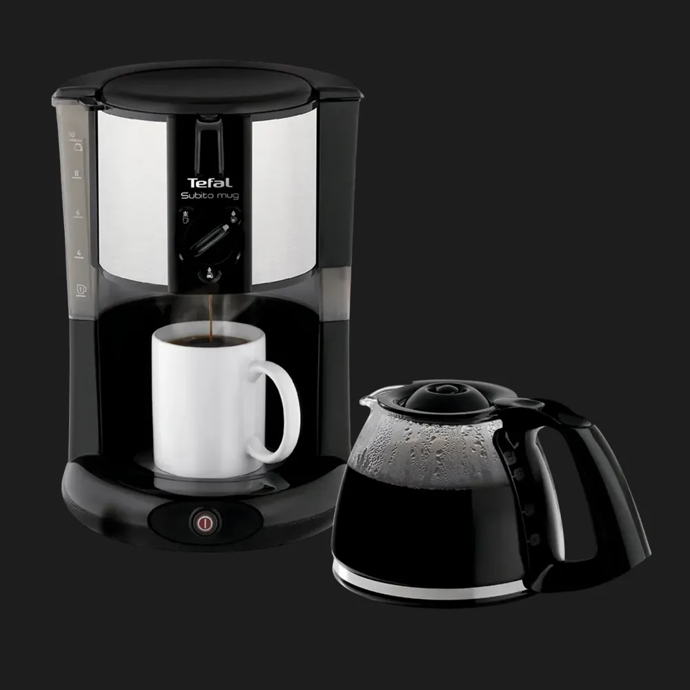Кавоварка крапельна Tefal Subito Mug (Black) (CM290838)