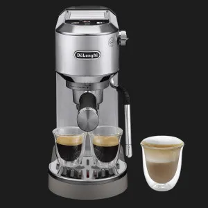 Ріжкова кавоварка DeLonghi Dedica Duo (Metallic) (EC890.M) в Борисполі